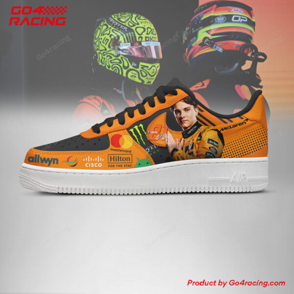 Tubopro Lando Norris and Oscar Piastri  Mclaren Air Low-Top Sneakers Shoes For Men And Women - Image 2