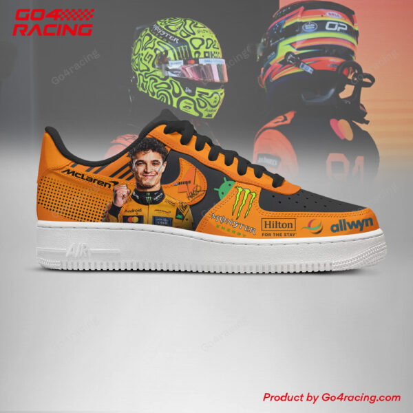 Tubopro Lando Norris and Oscar Piastri  Mclaren Air Low-Top Sneakers Shoes For Men And Women - Image 3