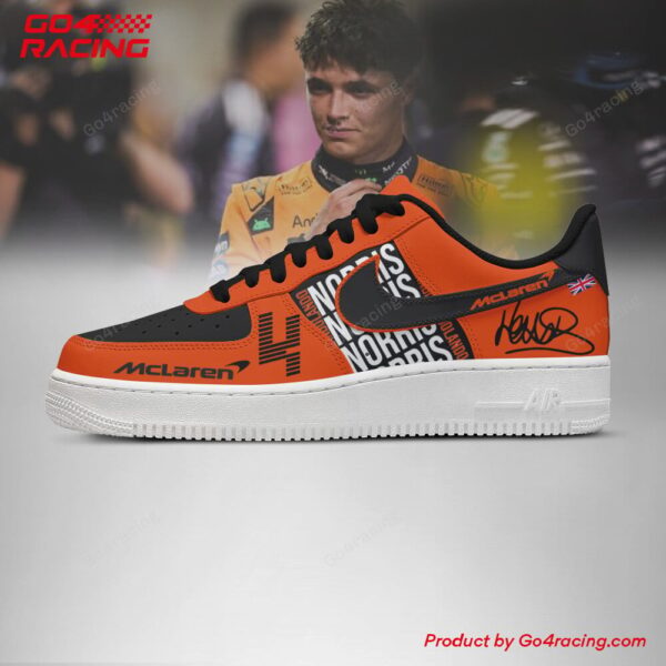 Tubopro Lando Norris  Mclaren Air Low-Top Sneakers Shoes For Men And Women - Image 2