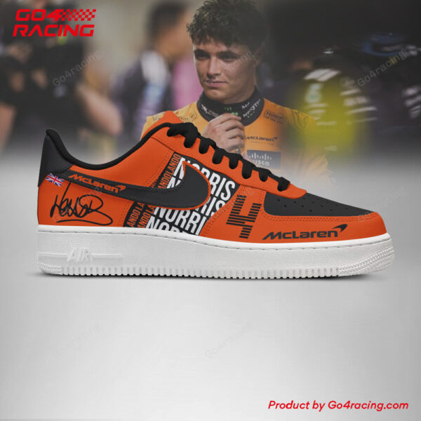 Tubopro Lando Norris  Mclaren Air Low-Top Sneakers Shoes For Men And Women - Image 3