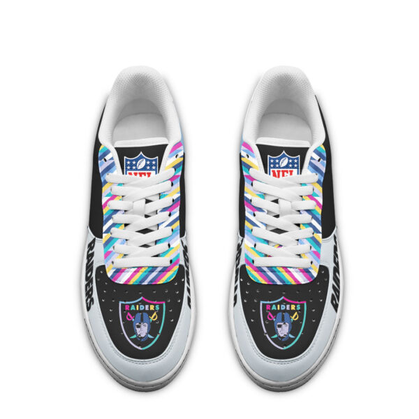 Tubopro Las Vegas Raiders Air Low-Top Sneakers Shoes For Men And Women - Image 3