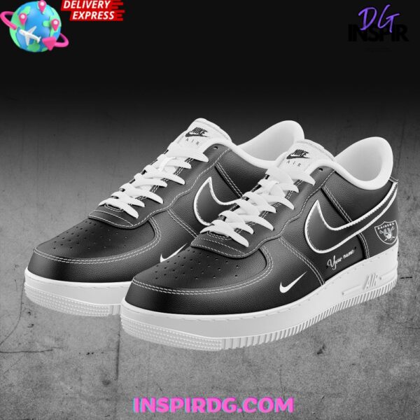 Tubopro Las Vegas Raiders Air Low-Top Sneakers Shoes For Men And Women - Image 2