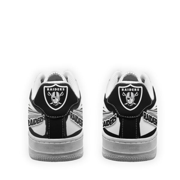 Tubopro Las Vegas Raiders Air Low-Top Sneakers Shoes For Men And Women - Image 4