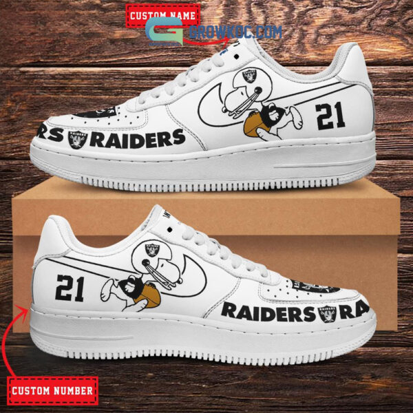 Tubopro Las Vegas Raiders Air Low-Top Sneakers Shoes For Men And Women - Image 2