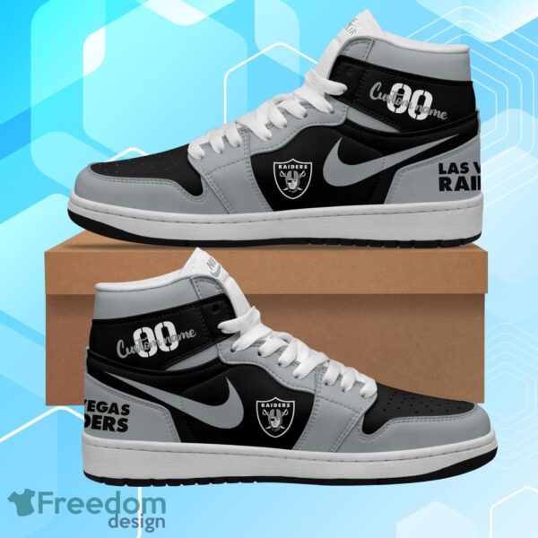 Tubopro Las Vegas Raiders AJ1 High Sneakers Shoes For Men And Women
