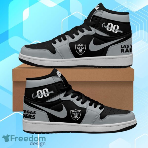 Tubopro Las Vegas Raiders AJ1 High Sneakers Shoes For Men And Women