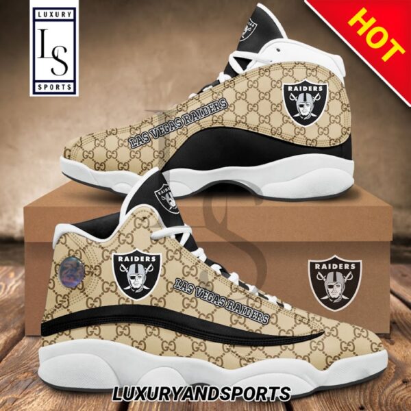 Tubopro Las Vegas Raiders AJ13 Sneakers Shoes For Men And Women