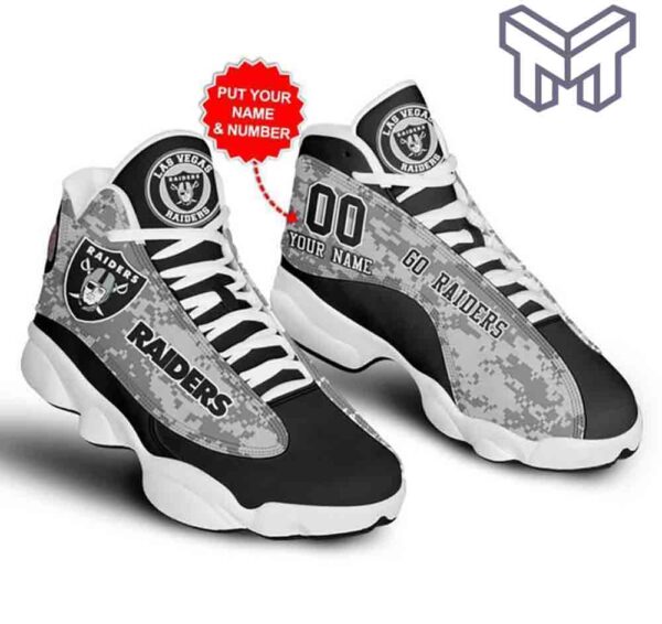 Tubopro Las Vegas Raiders AJ13 Sneakers Shoes For Men And Women