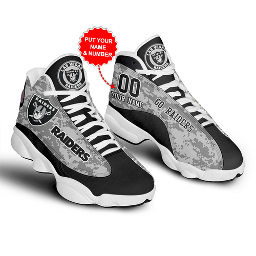 Tubopro Las Vegas Raiders AJ13 Sneakers Shoes For Men And Women