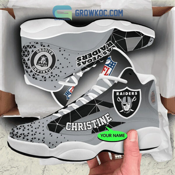 Tubopro Las Vegas Raiders AJ13 Sneakers Shoes For Men And Women