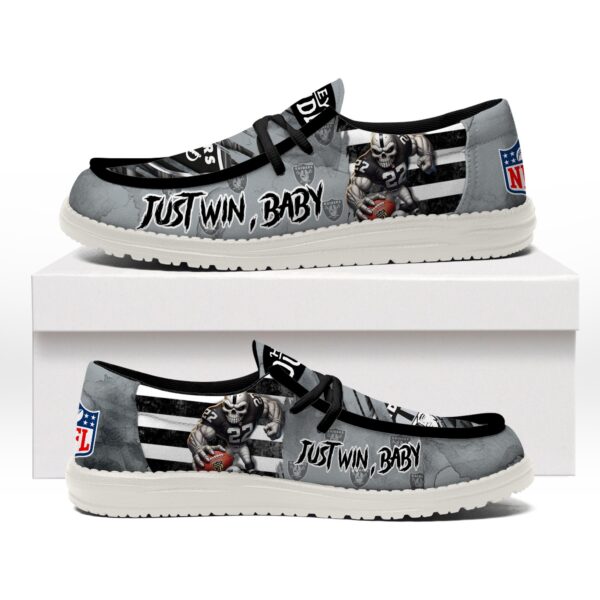 Tubopro Las Vegas Raiders Personalized Hey Dude Shoes For Men And Women - Image 5