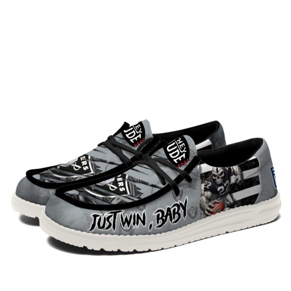 Tubopro Las Vegas Raiders Personalized Hey Dude Shoes For Men And Women - Image 6