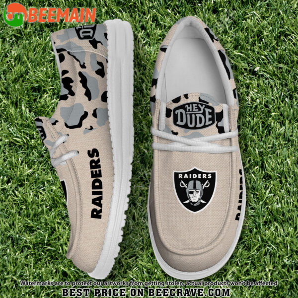 Tubopro Las Vegas Raiders Hey Dude Shoes For Men And Women