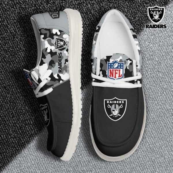 Tubopro Las Vegas Raiders Hey Dude Shoes For Men And Women