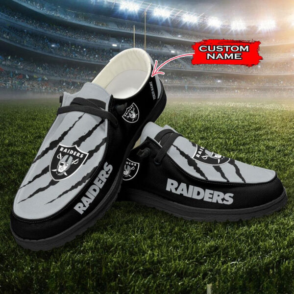 Tubopro Las Vegas Raiders Hey Dude Shoes For Men And Women