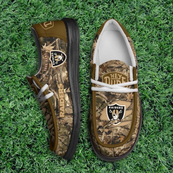 Tubopro Las Vegas Raiders Hey Dude Shoes For Men And Women - Image 2