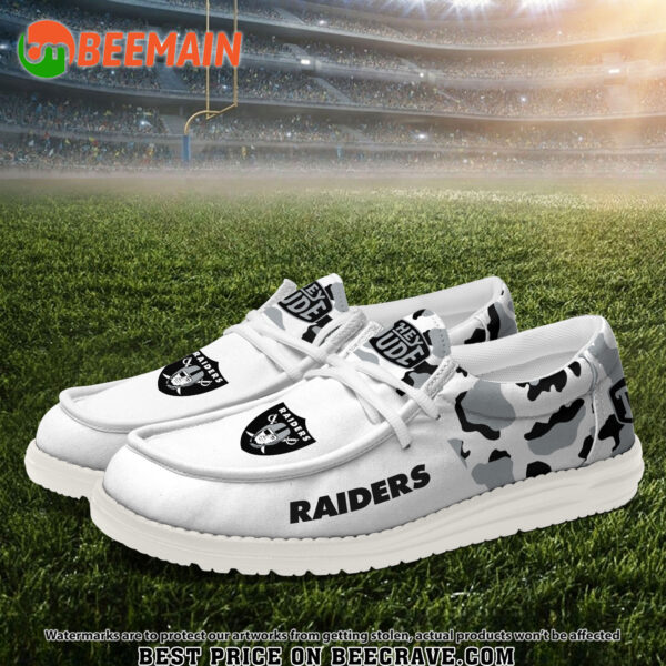 Tubopro Las Vegas Raiders Hey Dude Shoes For Men And Women - Image 2