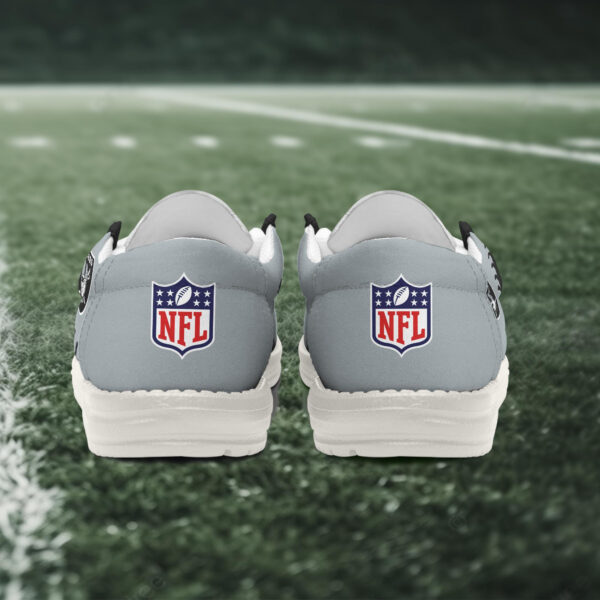 Tubopro Las Vegas Raiders Hey Dude Shoes For Men And Women - Image 5