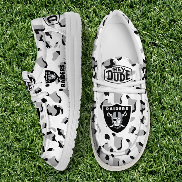 Tubopro Las Vegas Raiders Hey Dude Shoes For Men And Women Ver2 - Image 2