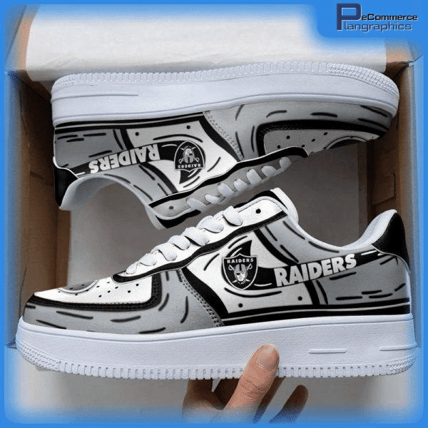 Tubopro Las Vegas Raiders NFL Air Low-Top Sneakers Shoes For Men And Women