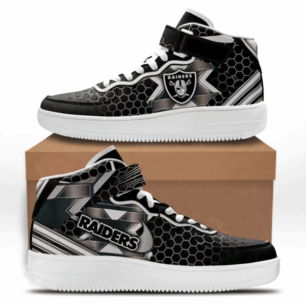 Tubopro Las Vegas Raiders NFL Air Low-Top Sneakers Shoes For Men And Women