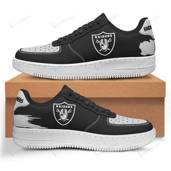 Tubopro Las Vegas Raiders NFL Air Low-Top Sneakers Shoes For Men And Women