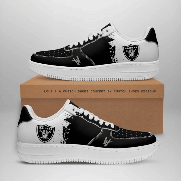 Tubopro Las Vegas Raiders NFL Air Low-Top Sneakers Shoes For Men And Women