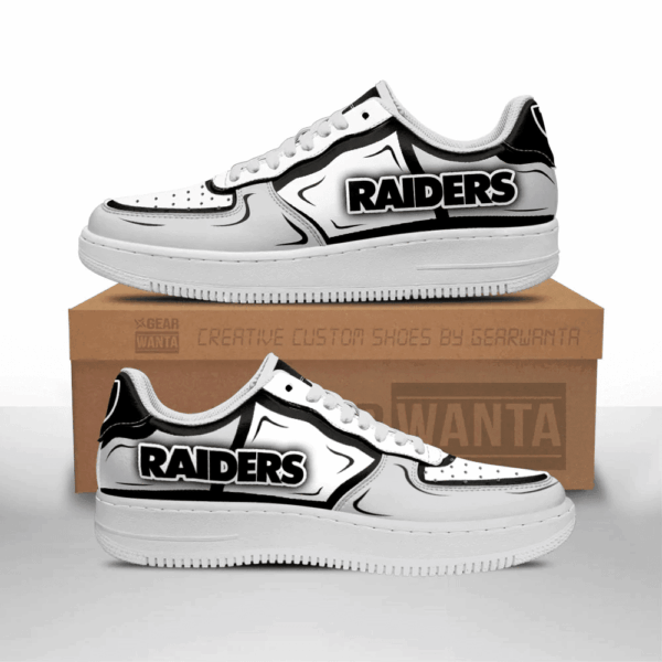 Tubopro Las Vegas Raiders NFL Air Low-Top Sneakers Shoes For Men And Women