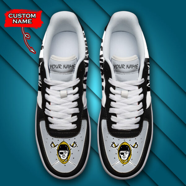 Tubopro Las Vegas Raiders NFL Air Low-Top Sneakers Shoes For Men And Women - Image 4