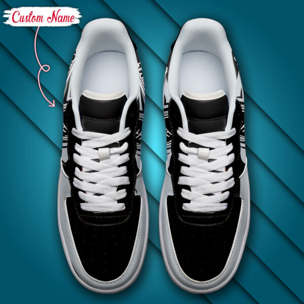 Tubopro Las Vegas Raiders NFL Air Low-Top Sneakers Shoes For Men And Women - Image 5