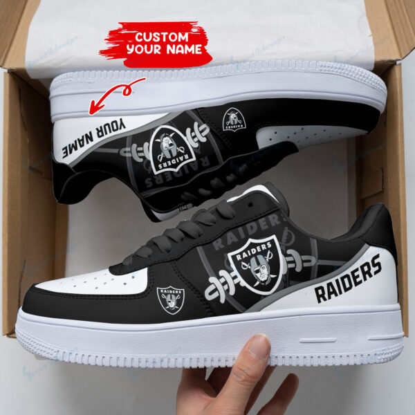 Tubopro Las Vegas Raiders NFL Air Low-Top Sneakers Shoes For Men And Women