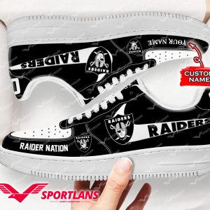 Tubopro Las Vegas Raiders NFL Air Low-Top Sneakers Shoes For Men And Women