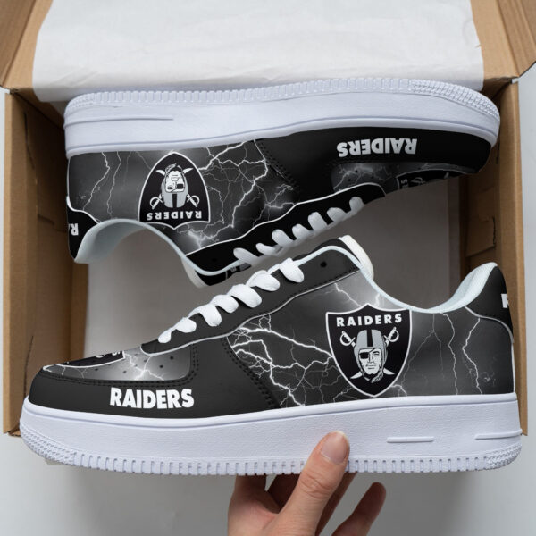 Tubopro Las Vegas Raiders NFL Air Low-Top Sneakers Shoes For Men And Women