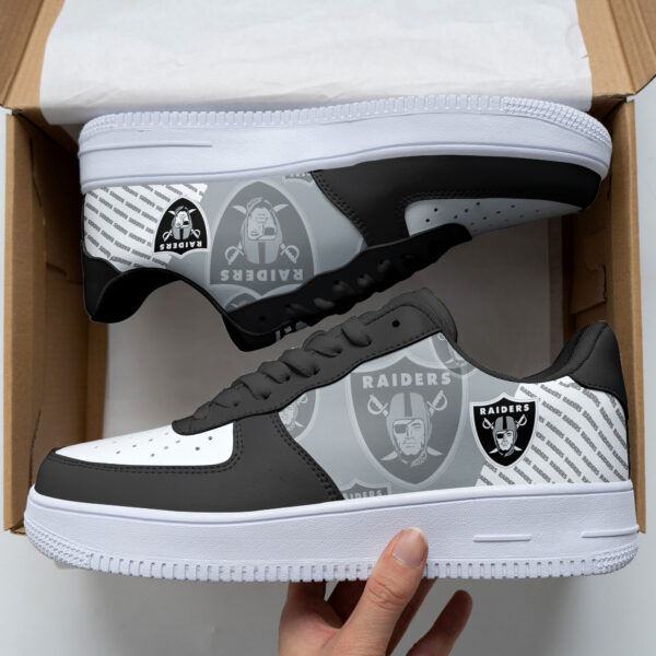 Tubopro Las Vegas Raiders NFL Air Low-Top Sneakers Shoes For Men And Women