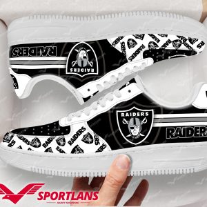 Tubopro Las Vegas Raiders NFL Air Low-Top Sneakers Shoes For Men And Women