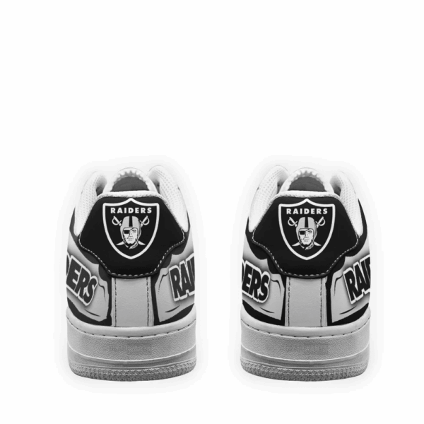Tubopro Las Vegas Raiders NFL Air Low-Top Sneakers Shoes For Men And Women - Image 3