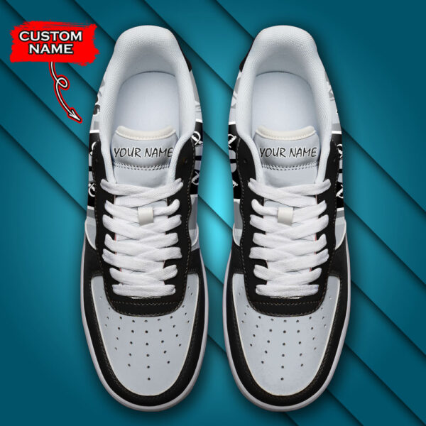 Tubopro Las Vegas Raiders NFL Air Low-Top Sneakers Shoes For Men And Women - Image 4