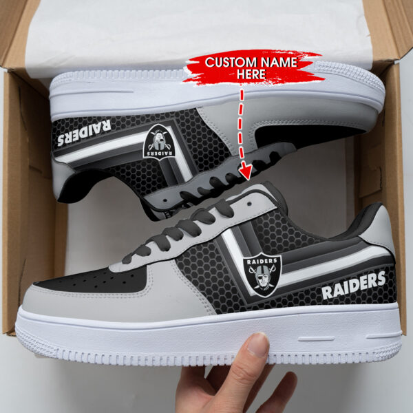 Tubopro Las Vegas Raiders NFL Air Low-Top Sneakers Shoes For Men And Women