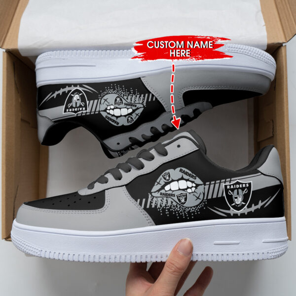 Tubopro Las Vegas Raiders NFL Air Low-Top Sneakers Shoes For Men And Women