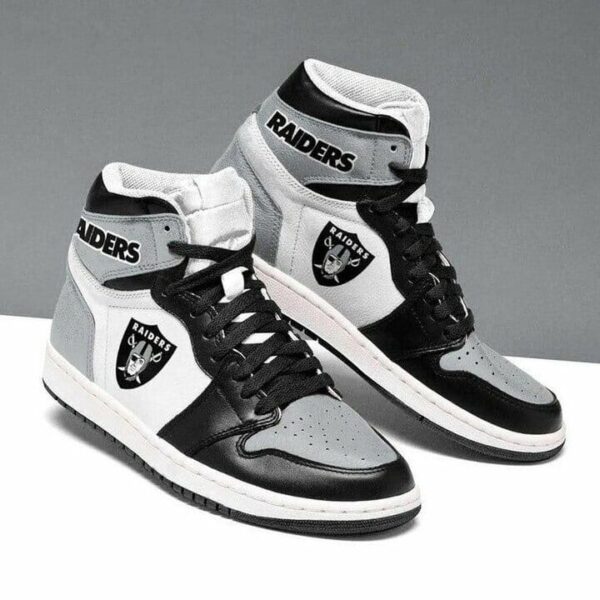 Tubopro Las Vegas Raiders NFL AJ1 High Sneakers Shoes For Men And Women