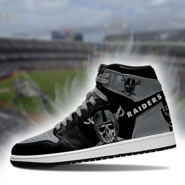Tubopro Las Vegas Raiders NFL AJ1 High Sneakers Shoes For Men And Women