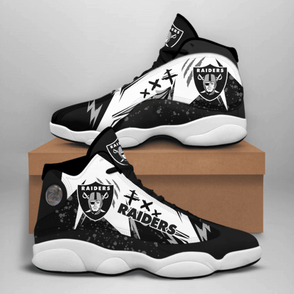 Tubopro Las Vegas Raiders NFL AJ13 Sneakers Shoes For Men And Women