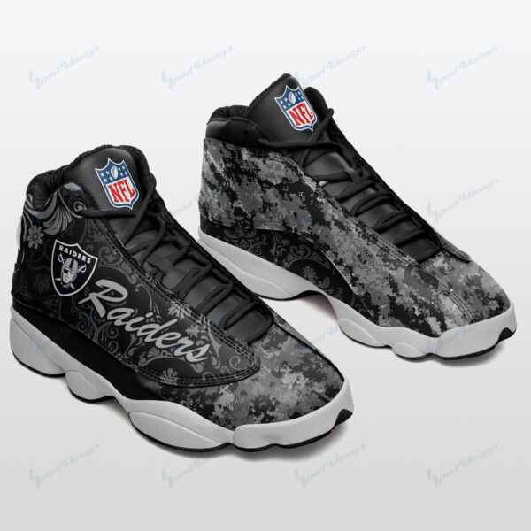 Tubopro Las Vegas Raiders NFL AJ13 Sneakers Shoes For Men And Women