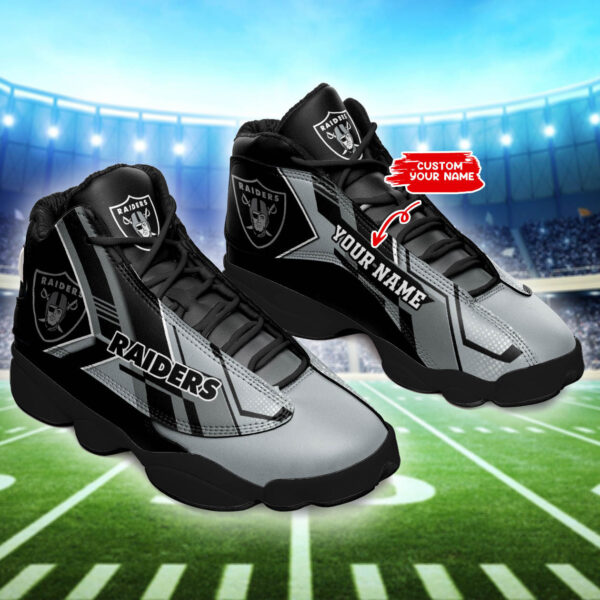Tubopro Las Vegas Raiders NFL AJ13 Sneakers Shoes For Men And Women