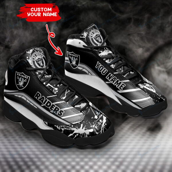 Tubopro Las Vegas Raiders NFL AJ13 Sneakers Shoes For Men And Women