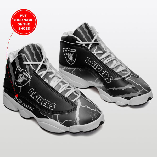 Tubopro Las Vegas Raiders NFL AJ13 Sneakers Shoes For Men And Women