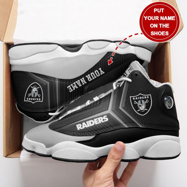 Tubopro Las Vegas Raiders NFL AJ13 Sneakers Shoes For Men And Women