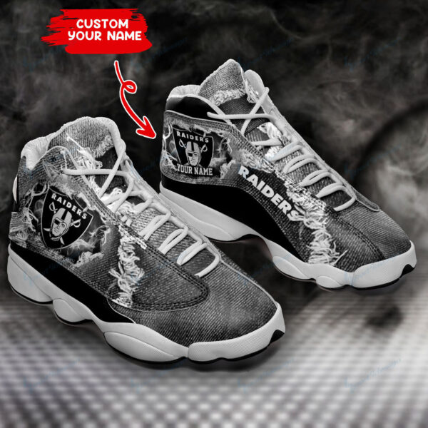 Tubopro Las Vegas Raiders NFL AJ13 Sneakers Shoes For Men And Women
