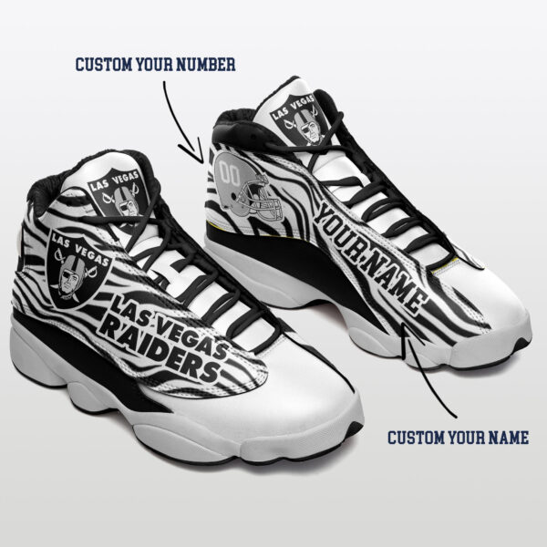 Tubopro Las Vegas Raiders NFL AJ13 Sneakers Shoes For Men And Women