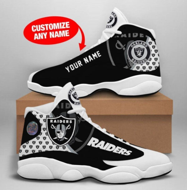 Tubopro Las Vegas Raiders NFL AJ13 Sneakers Shoes For Men And Women